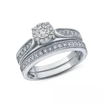 Золотое кольцо с бриллиантами природными