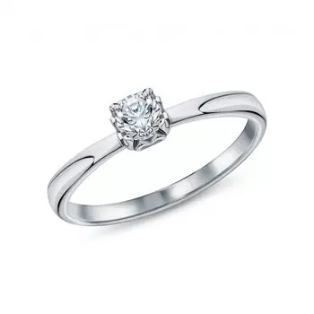 Золотое кольцо с бриллиантами природными