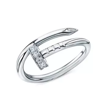 Золотое кольцо с бриллиантами природными