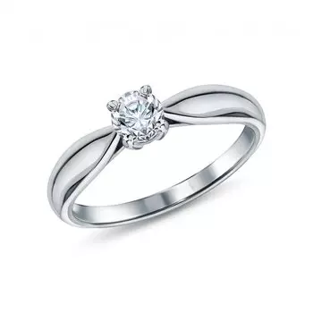 Золотое кольцо с бриллиантами природными