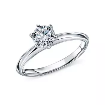 Золотое кольцо с бриллиантами природными