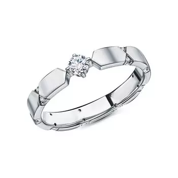 Золотое кольцо с бриллиантами природными