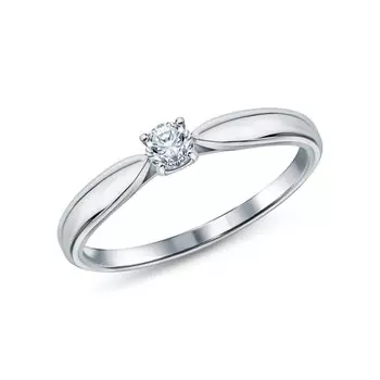 Золотое кольцо с бриллиантами природными