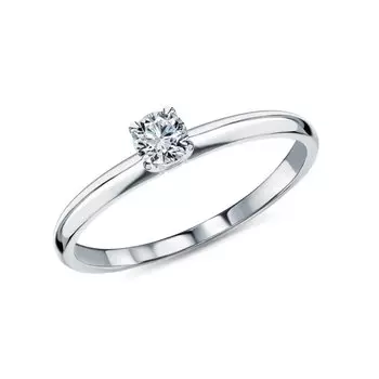 Золотое кольцо с бриллиантами природными