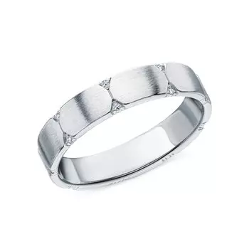 Золотое кольцо с бриллиантами природными