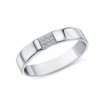 Золотое кольцо с бриллиантами природными