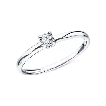 Золотое кольцо с бриллиантами природными