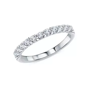 Золотое кольцо с бриллиантами природными