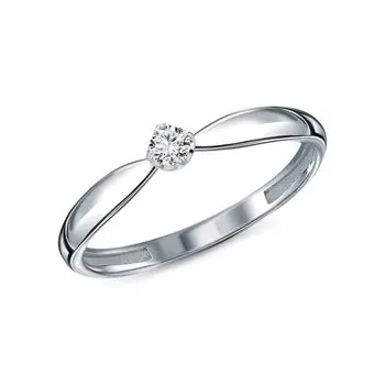 Золотое кольцо с бриллиантами природными