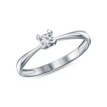 Золотое кольцо с бриллиантами природными