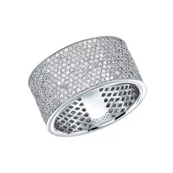 Золотое кольцо с бриллиантами природными