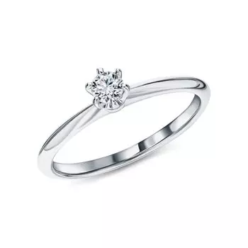 Золотое кольцо с бриллиантами природными