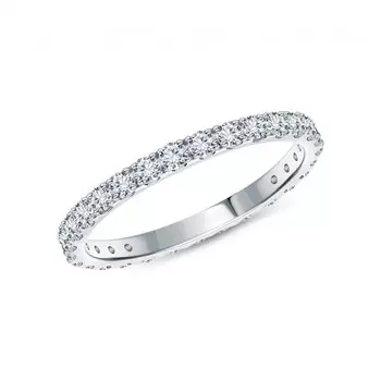 Золотое кольцо с бриллиантами выращенными