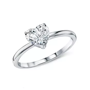 Золотое кольцо с бриллиантами выращенными