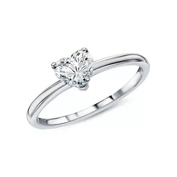 Золотое кольцо с бриллиантами выращенными