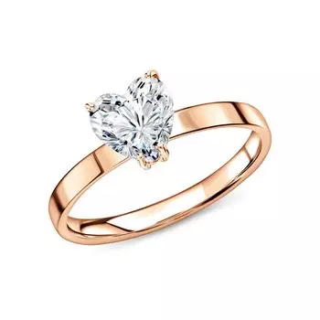 Золотое кольцо с фианитами