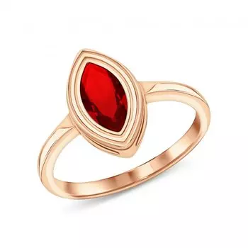 Золотое кольцо с фианитами