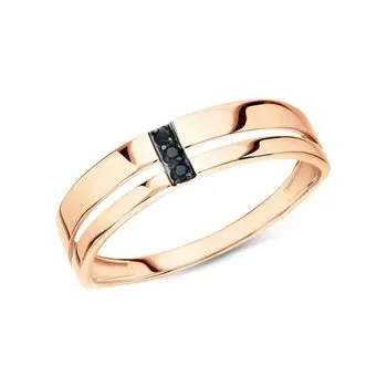 Золотое кольцо с фианитами