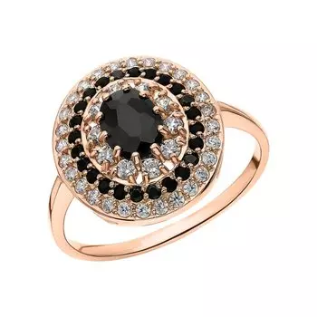 Золотое кольцо с фианитами