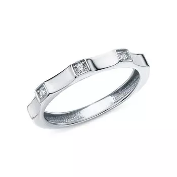 Золотое кольцо с фианитами