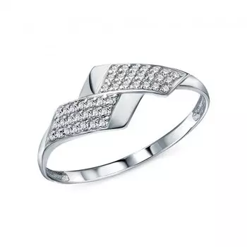 Золотое кольцо с фианитами