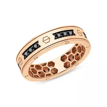 Золотое кольцо с фианитами