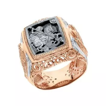 Золотое кольцо с фианитами