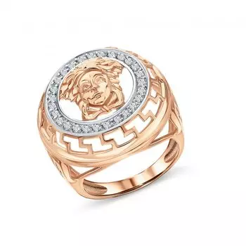 Золотое кольцо с фианитами