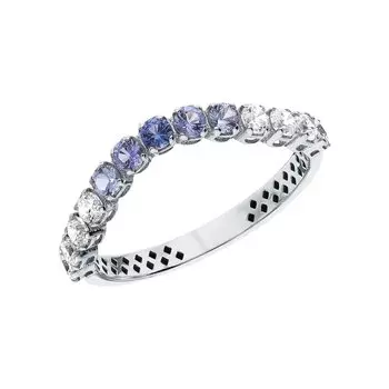 Золотое кольцо с фианитами