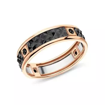 Золотое кольцо с фианитами