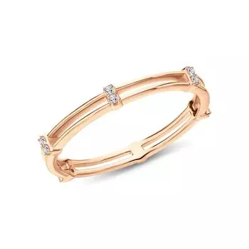 Золотое кольцо с фианитами