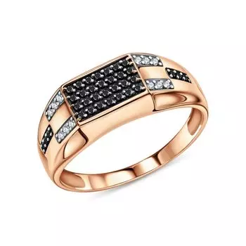 Золотое кольцо с фианитами