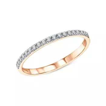 Золотое кольцо с фианитами