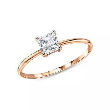 Золотое кольцо с фианитами