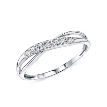 Золотое кольцо с фианитами