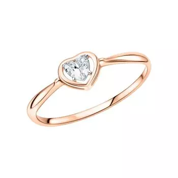 Золотое кольцо с фианитами