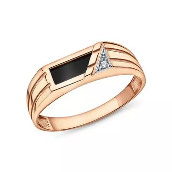 Золотое кольцо с фианитами