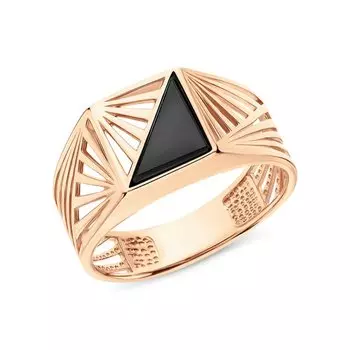 Золотое кольцо с фианитами