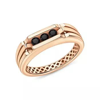 Золотое кольцо с фианитами