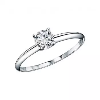 Золотое кольцо с фианитом