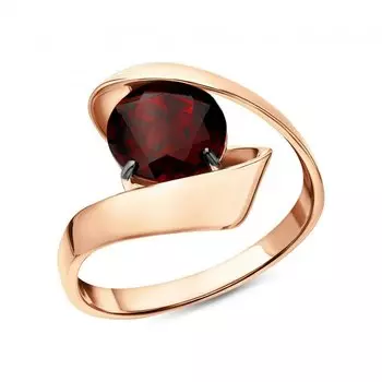 Золотое кольцо с гранатами природными