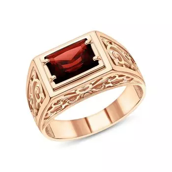 Золотое кольцо с гранатом
