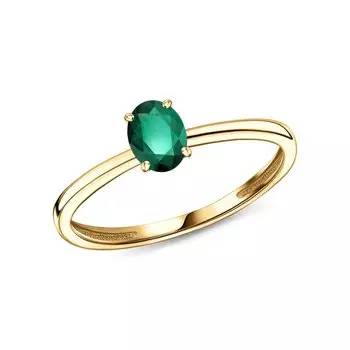 Золотое кольцо с изумрудом