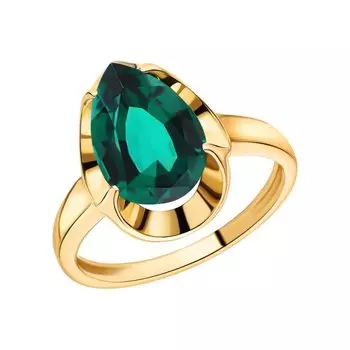 Золотое кольцо с изумрудом