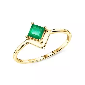 Золотое кольцо с изумрудом