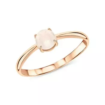 Золотое кольцо с кварцем