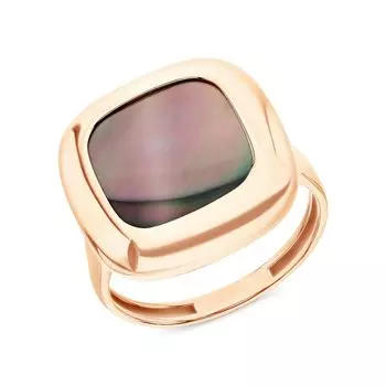 Золотое кольцо с перламутром природным