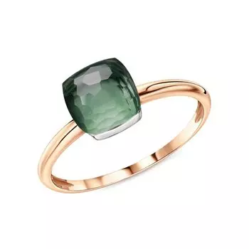 Золотое кольцо с празиолитом