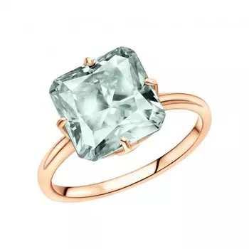 Золотое кольцо с празиолитом