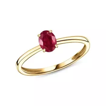 Золотое кольцо с рубином